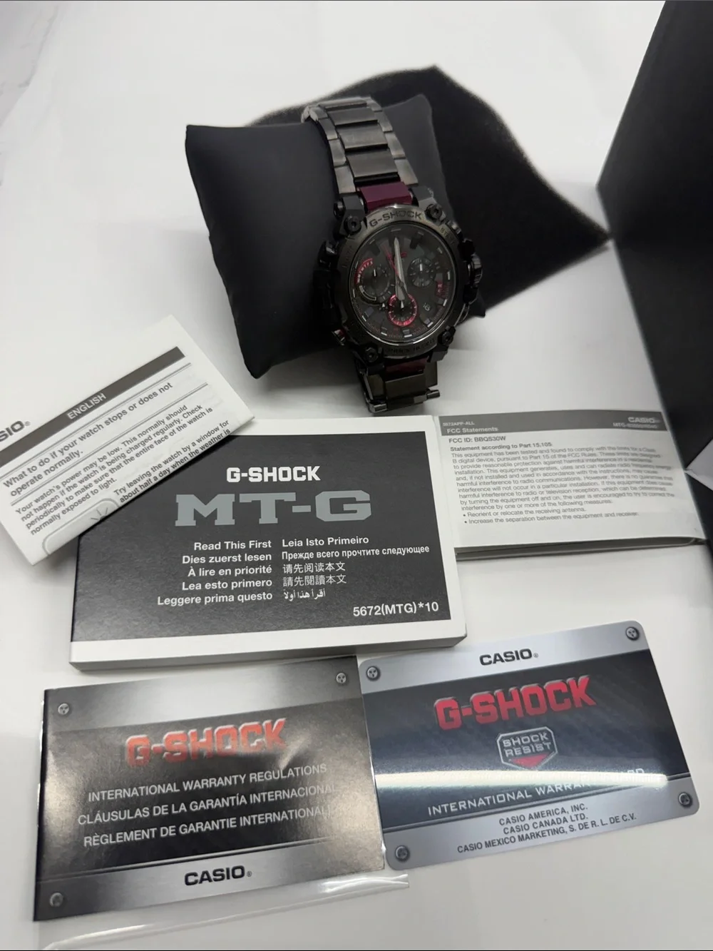 G-Shock MT-G Black Watch MTGB3000BD1A